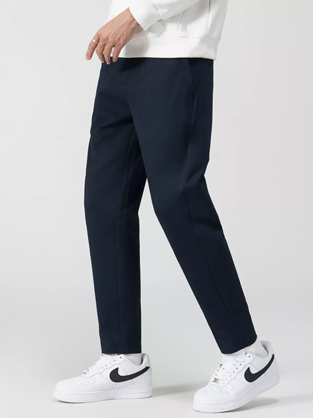 Men's Plus Size Slim-Fit Stretch Pants, image 5
