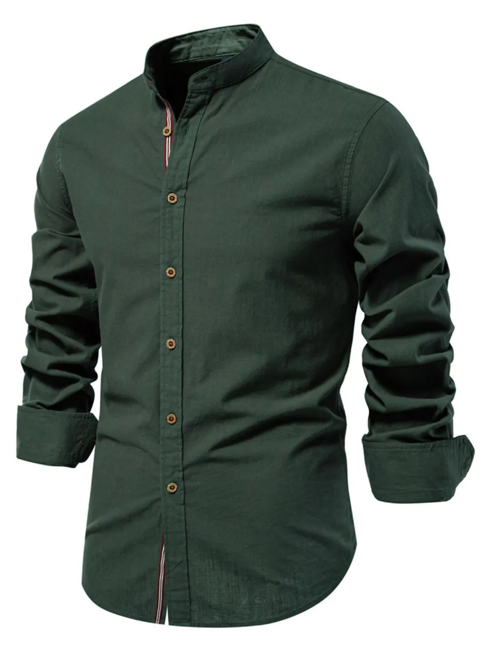 Men's Full Size Button Down Embroidered Shirt Plus Size, image 6