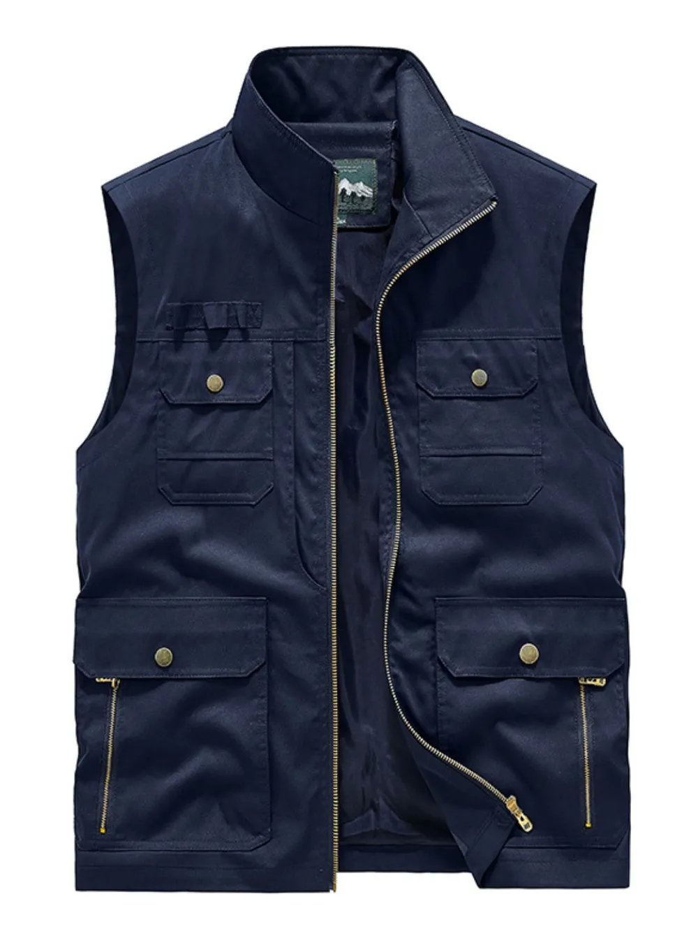 Men's Plus Size Zip Up Vest, image 4