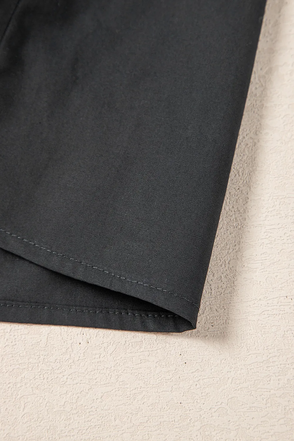 Button Down Puff Sleeve Ruffle Hem Dress, image 6