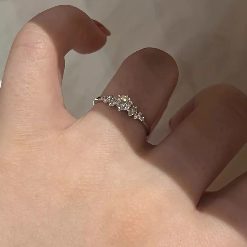 2 Carat Moissanite 925 Sterling Silver Ring, image 3