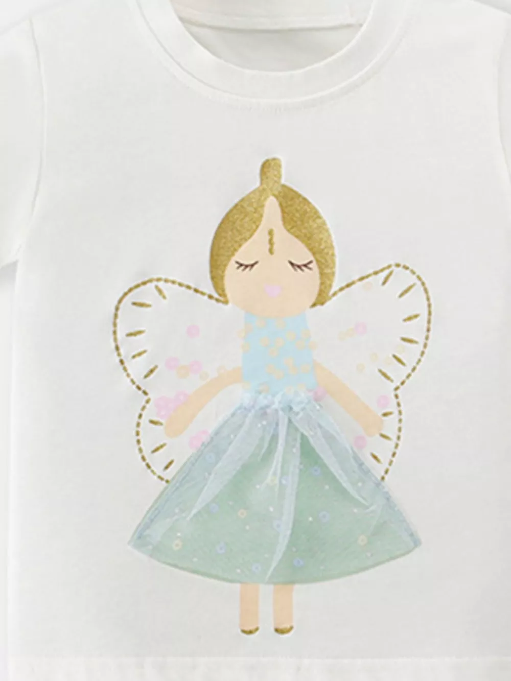 Children's Fairy Graphic Tee & Shorts Set, image 3