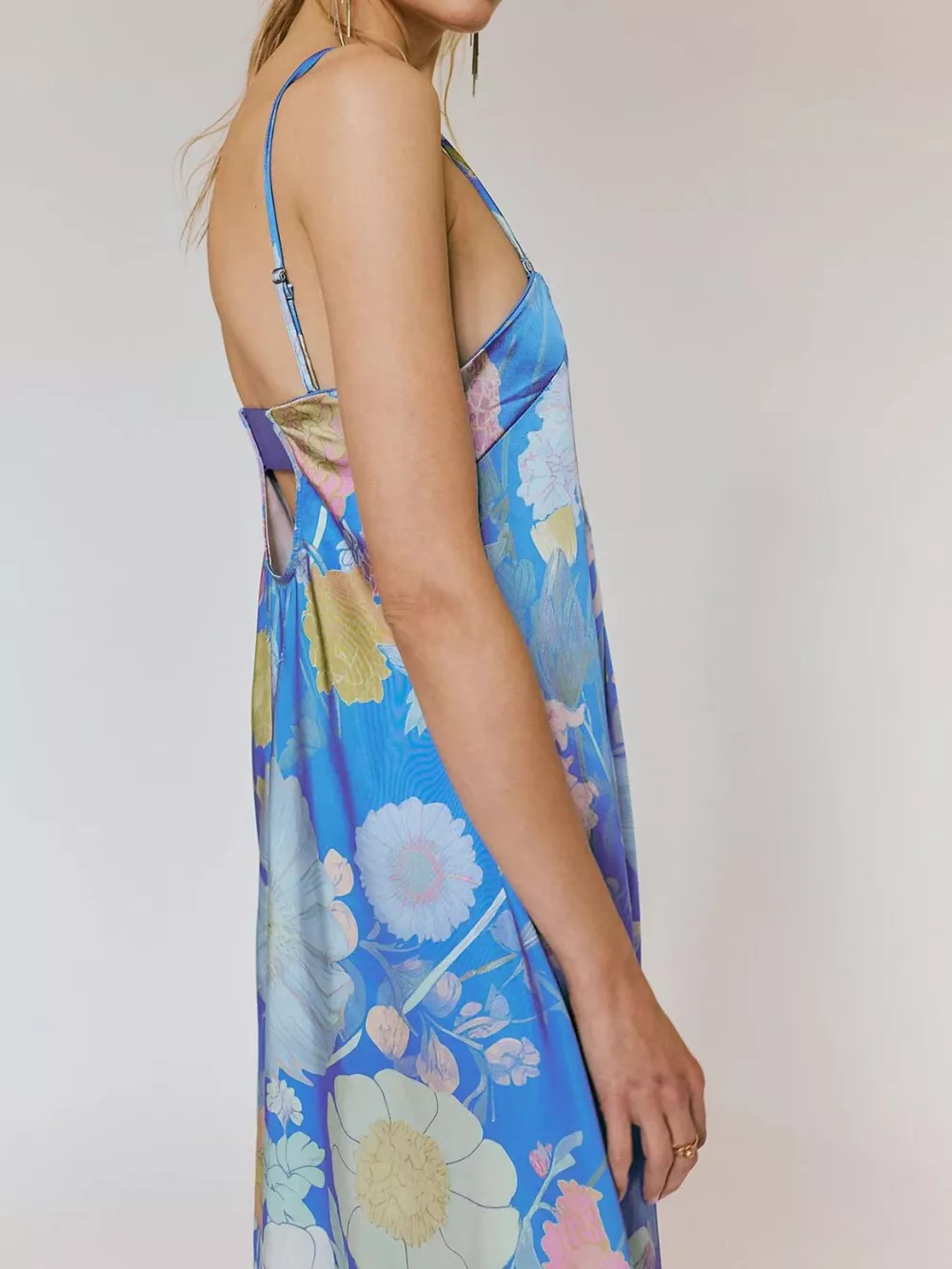 Floral Print Sleeveless Maxi Dress, image 9