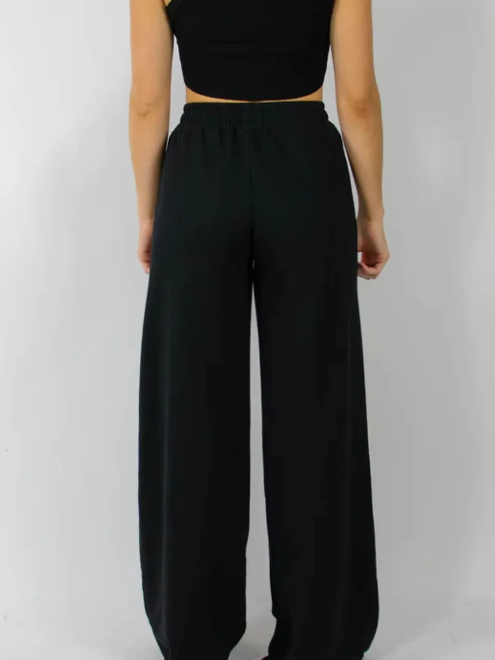 Elastic Waist Wide Leg Pants, image 7