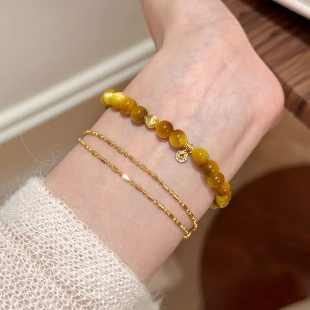 Tiger Eye Beaded Bracelet, image 6