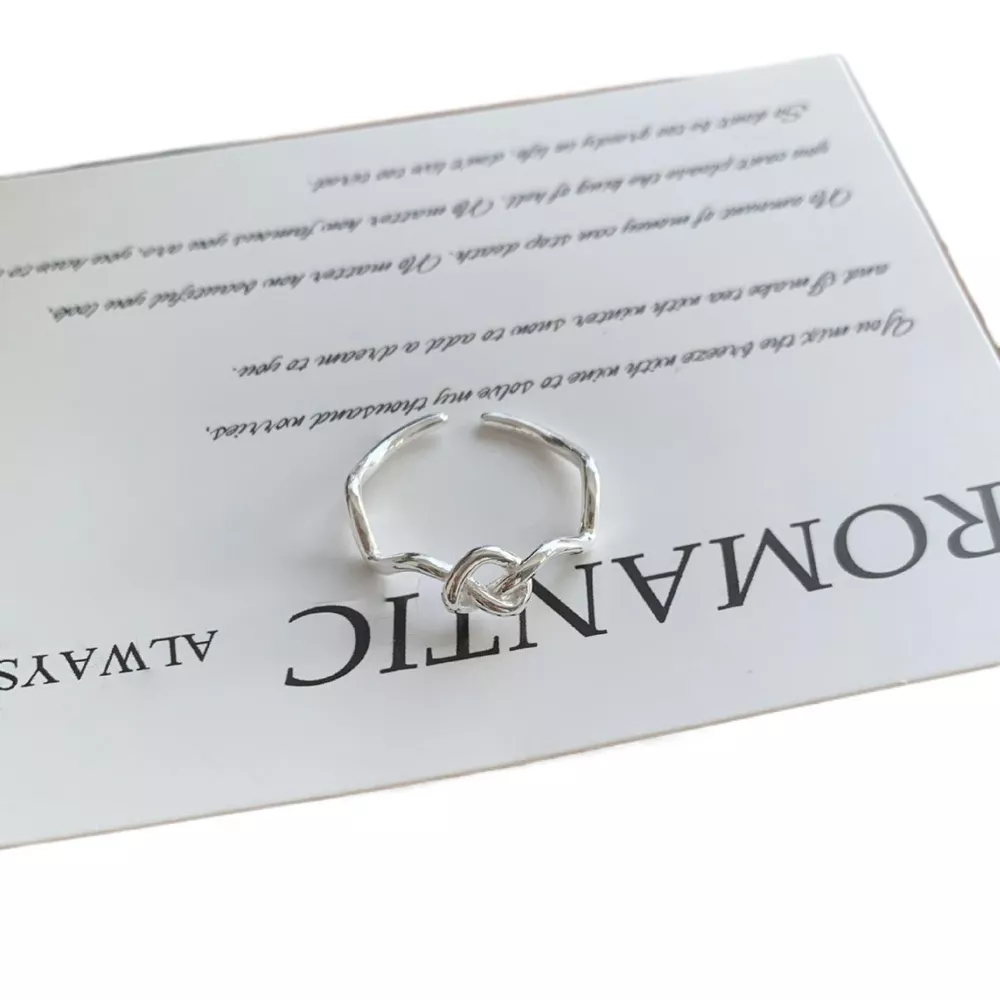 Lightweight Knot Open Ring, image 5