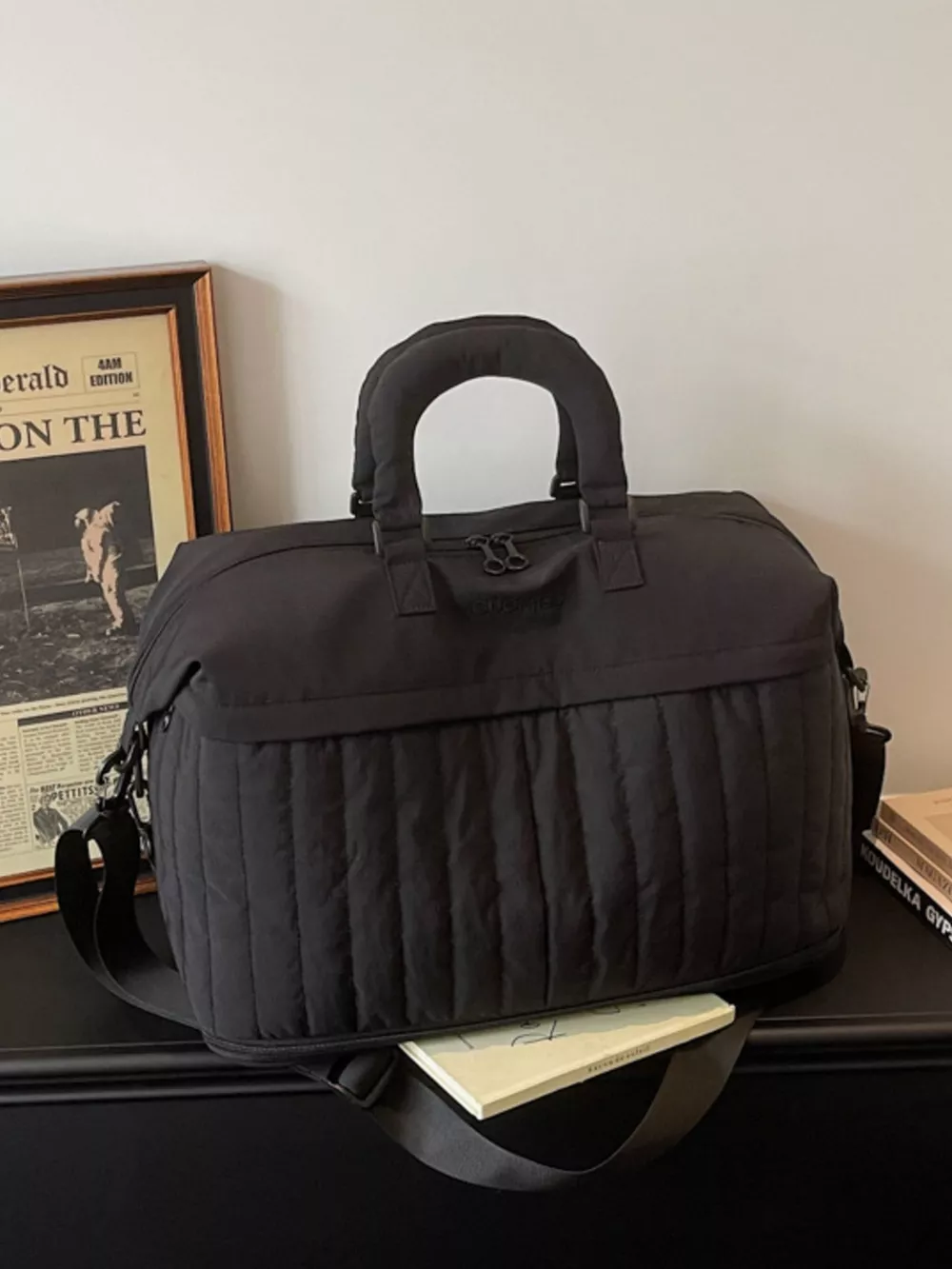 Quilted Nylon Travel Bag, image 3