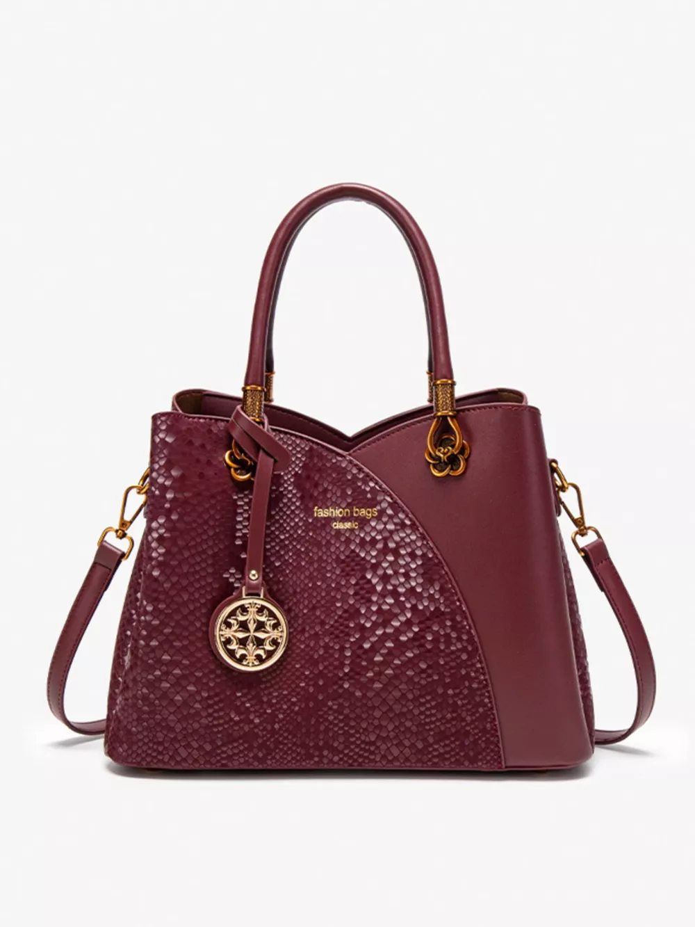 Snakeskin Pattern Handbag, image 4