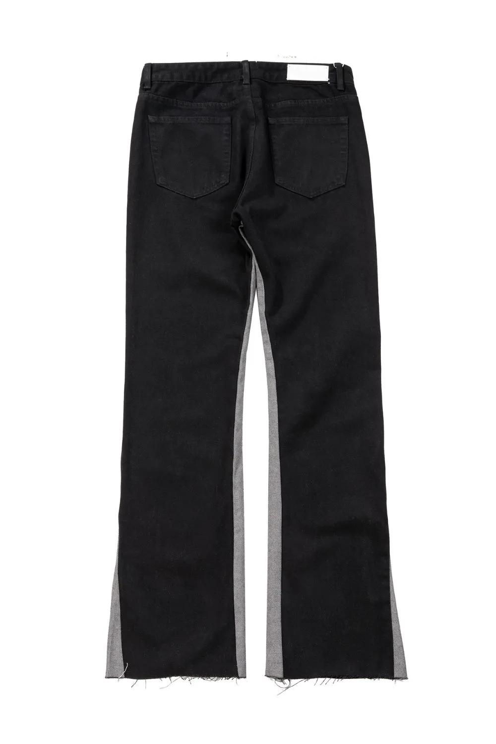 Men's Contrast Bootcut Jeans, image 3