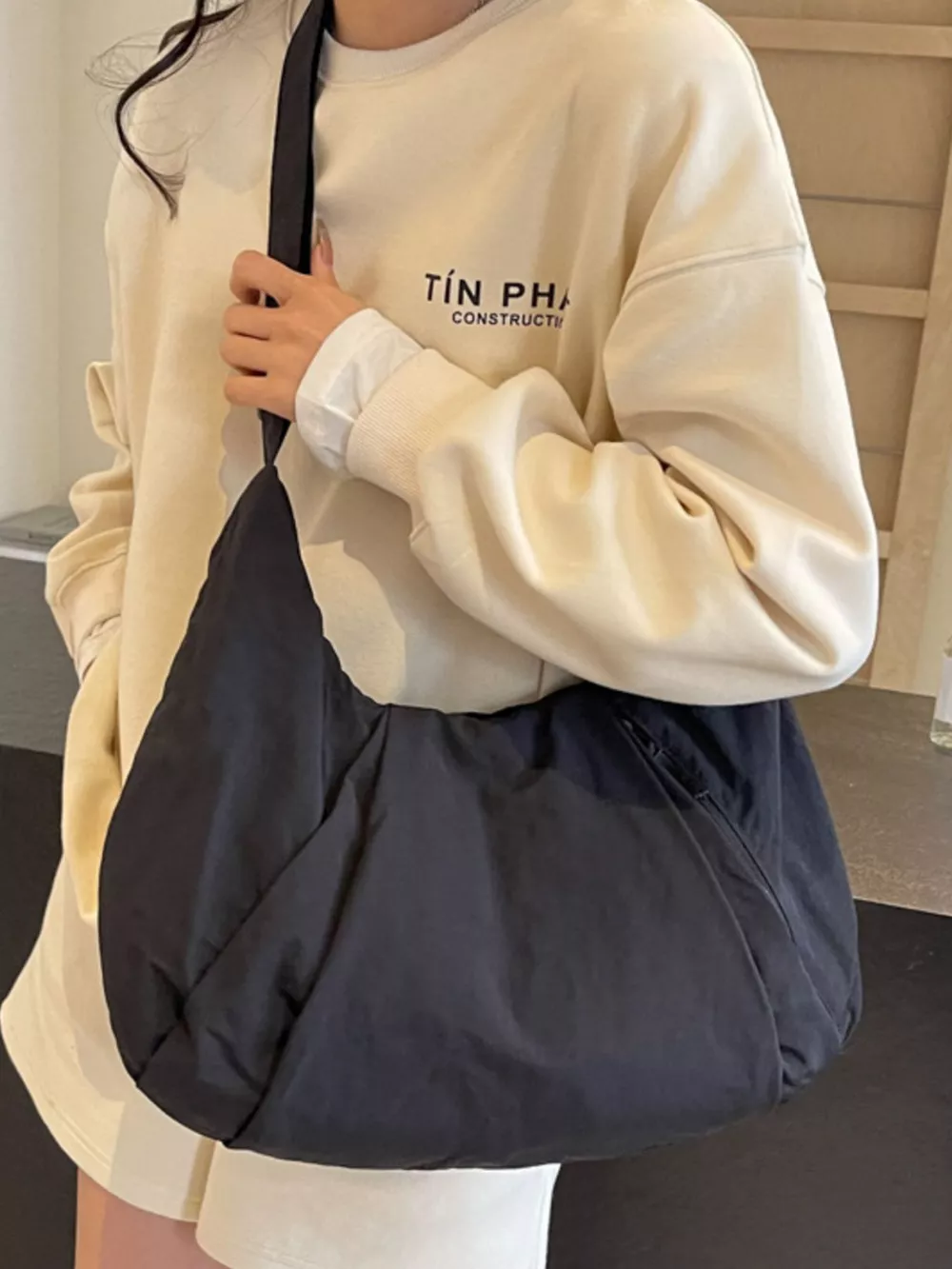 Casual Lightweight Nylon Crossbody Bag, image 4