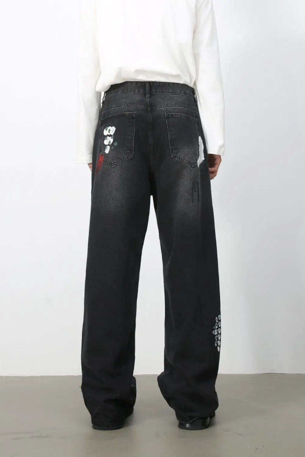 Men's Paint Loose Jeans, image 2