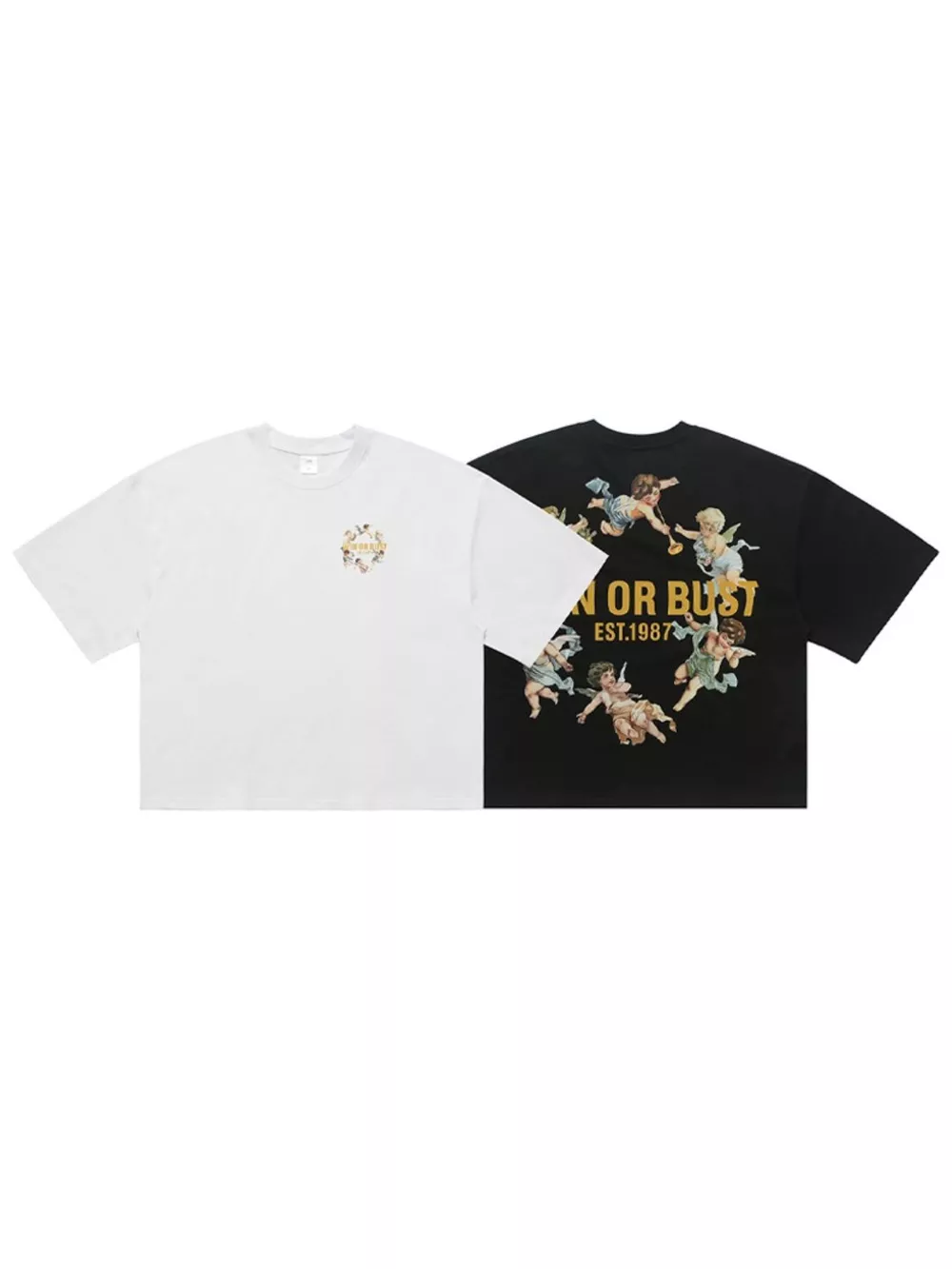 Men's Graphic Round Neck Short Sleeve T-Shirt, image 3