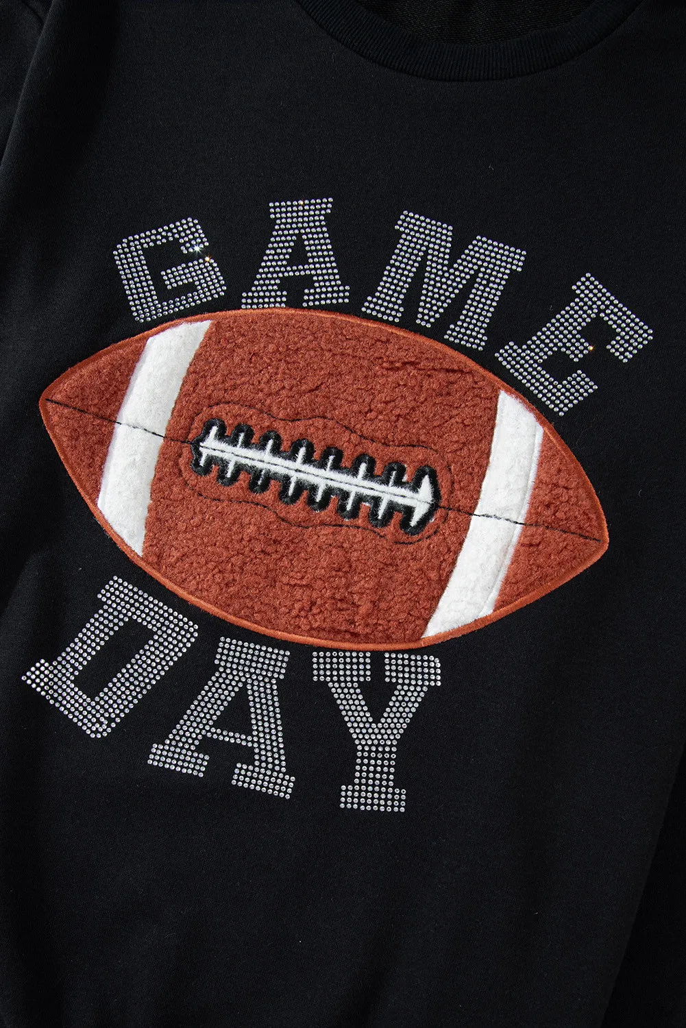 GAME DAY Football Round Neck Long Sleeve Top and Shorts Set, image 2