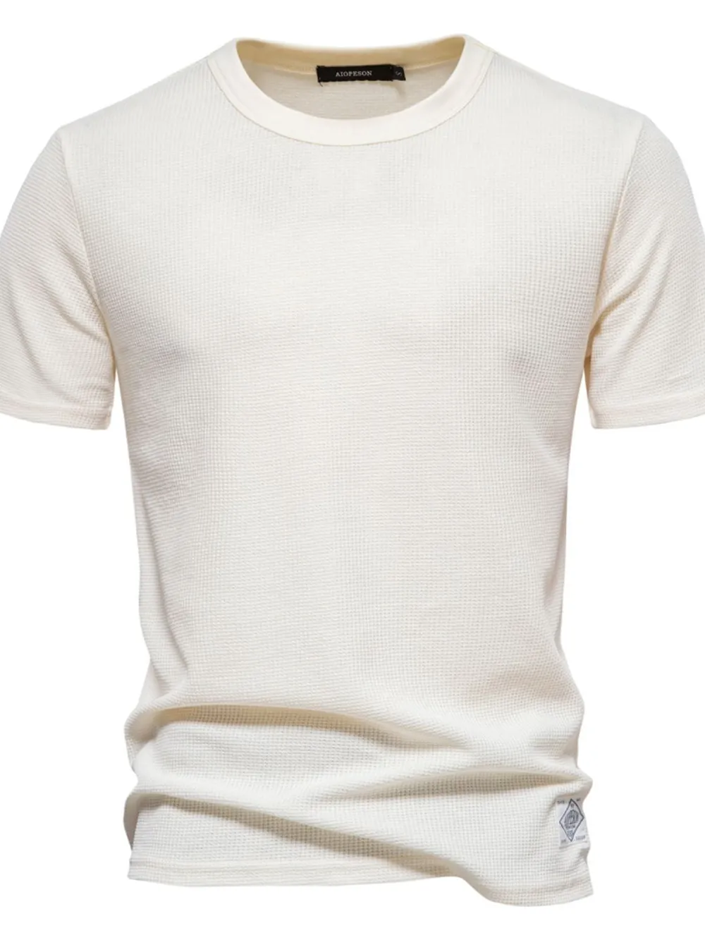 Men's Waffle-Knit Short Sleeve T-Shirt, image 11