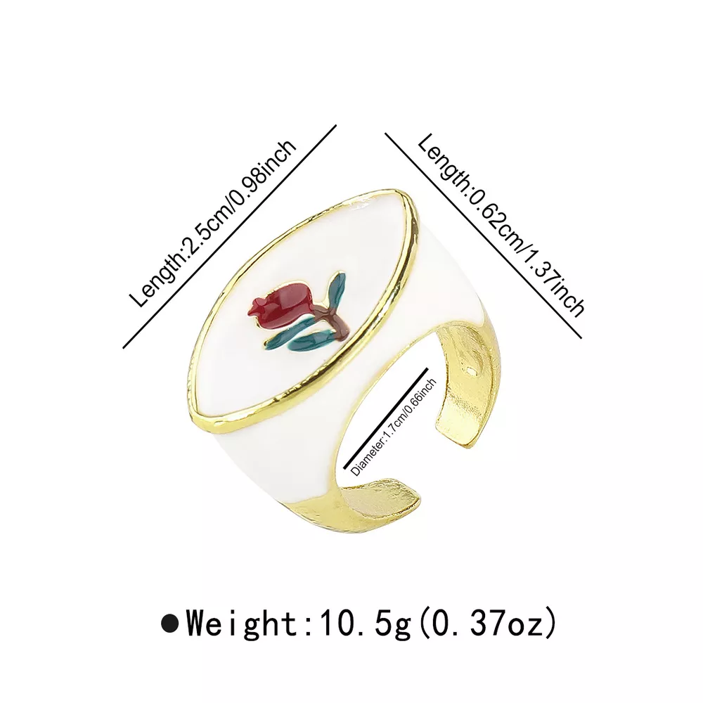 18K Gold-Plated Open Ring, image 11