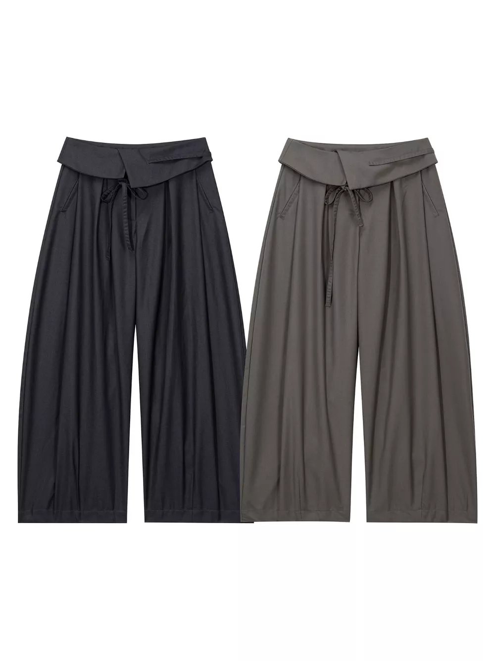Men's Wide Leg Drawstring Pants, image 4