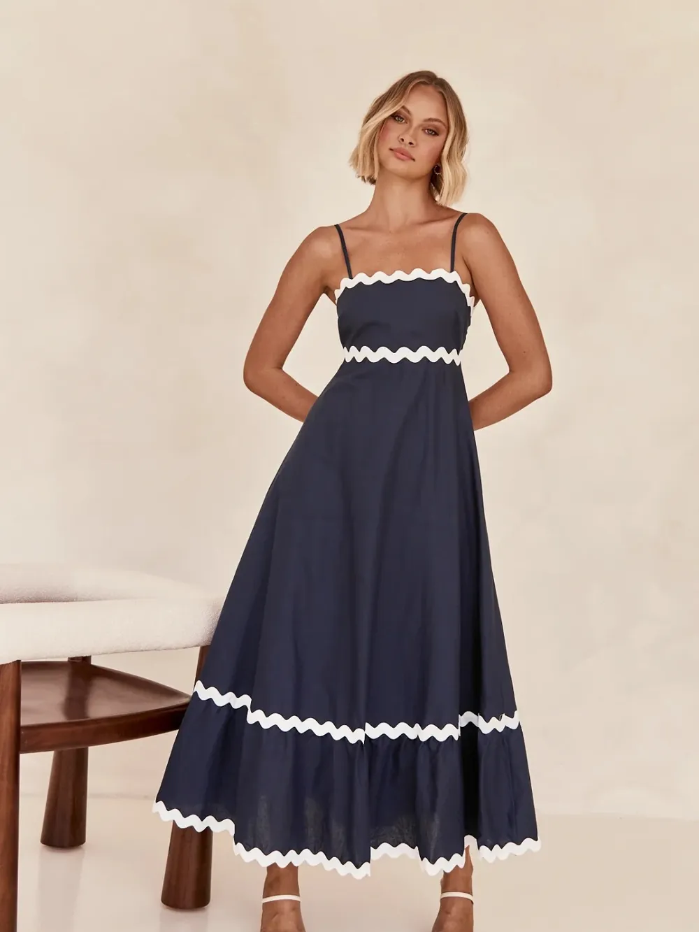Spaghetti Strap Maxi Dress, image 6