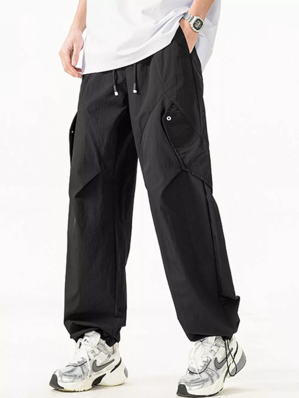 Men's Plus Size Loose Fit Cargo Pants