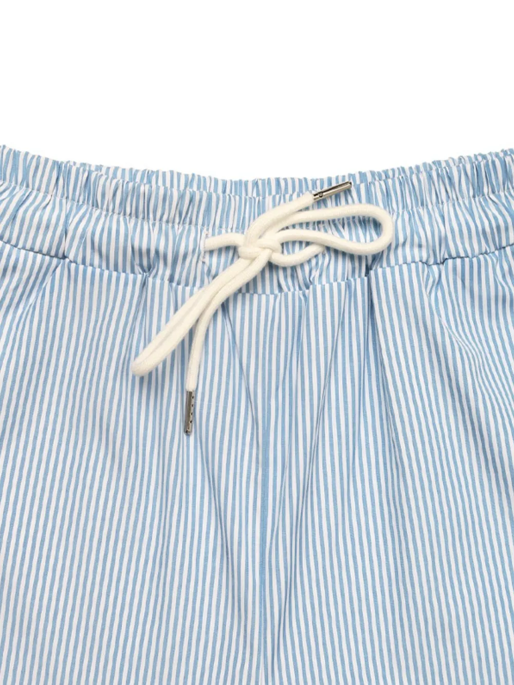 Drawstring Striped Wide Leg Cargo Pants, image 5