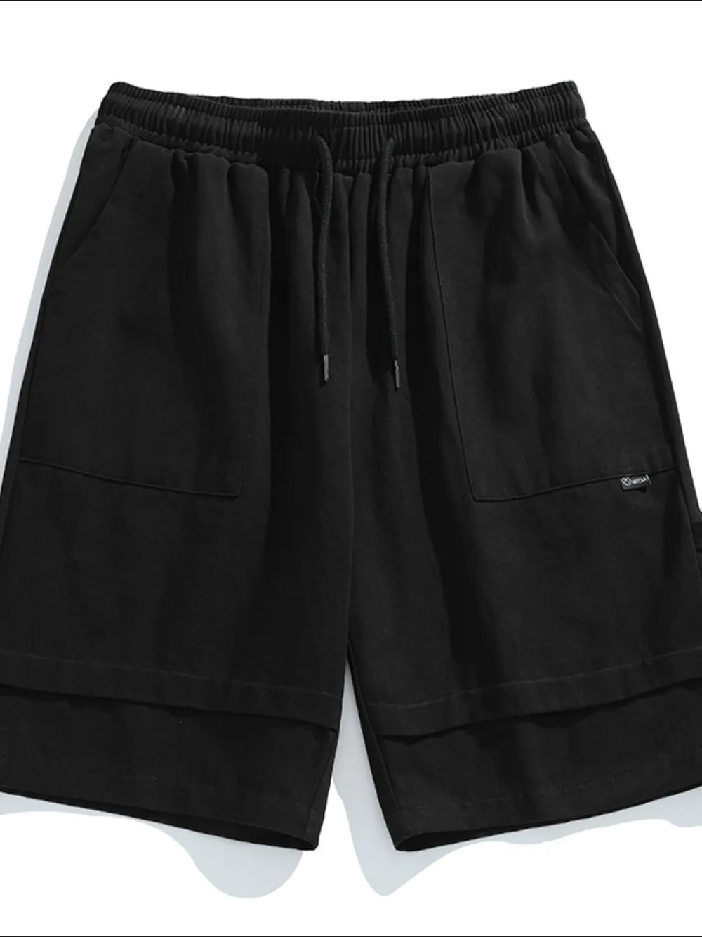 Men's Plus Size Drawstring Shorts with Pockets, image 7