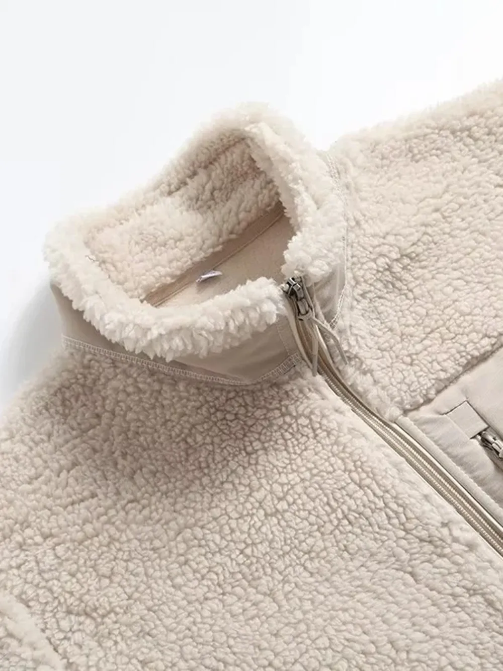 Zip Up Long Sleeve Plush Jacket, image 23