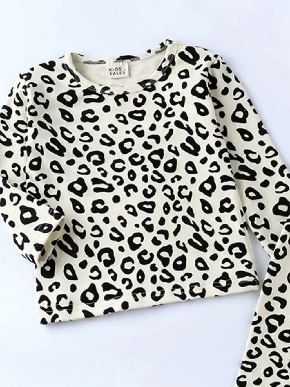 Children's Leopard Print Long Sleeve Top and Pants Set, image 12