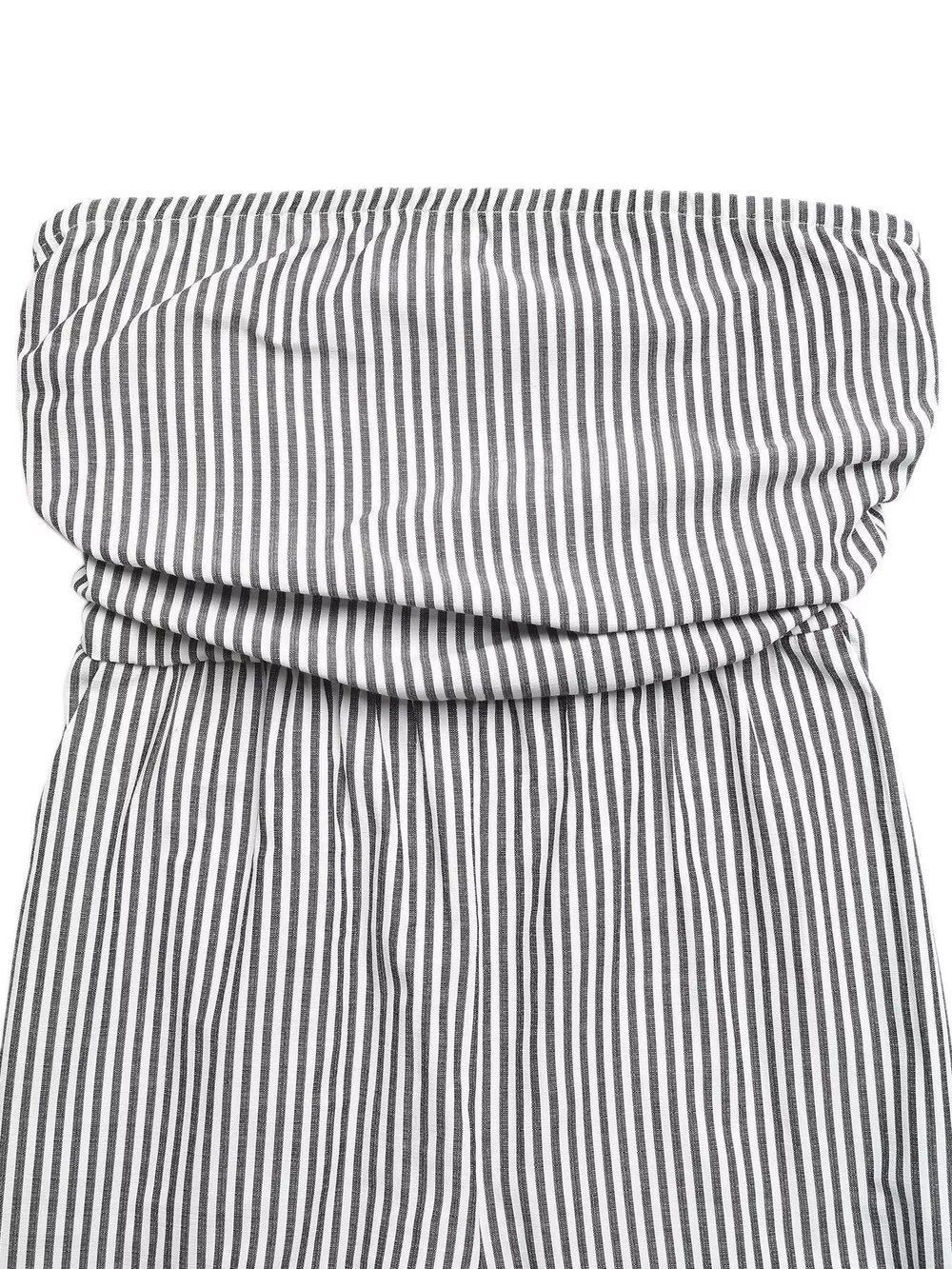 Striped Strapless Wide Leg Jumpsuit, image 4
