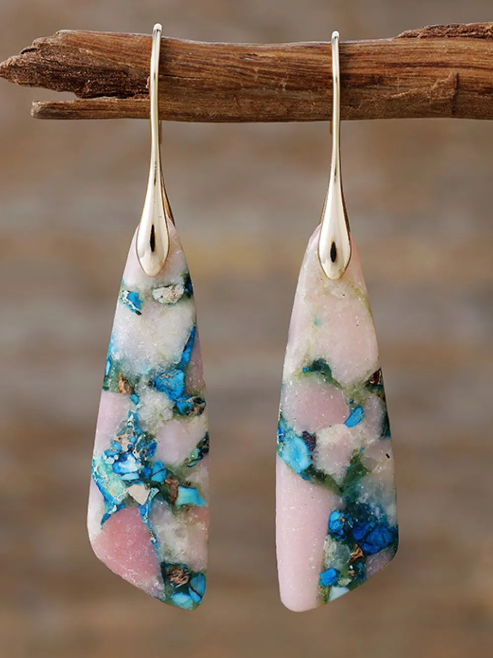 Geometrical Shape Dangle Earrings, image 3
