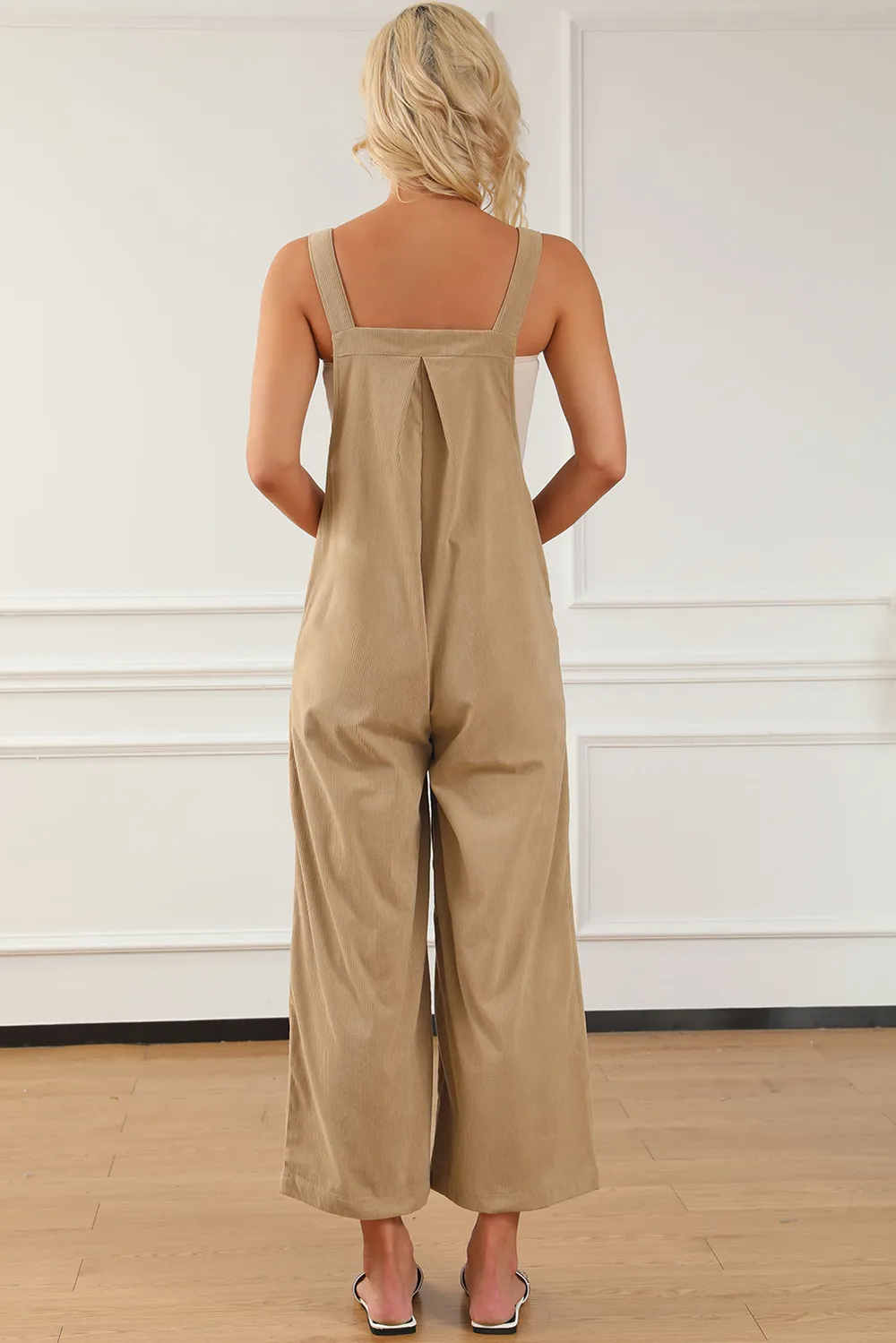 Pocketed Wide Leg Overall, image 9