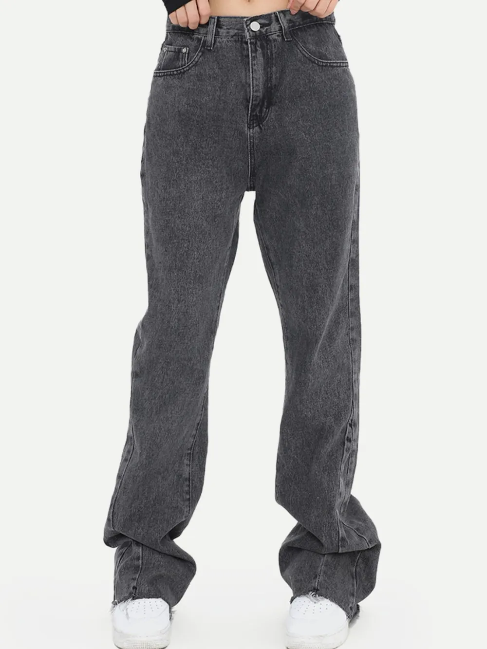 Men's Loose Fit Jeans with Pockets