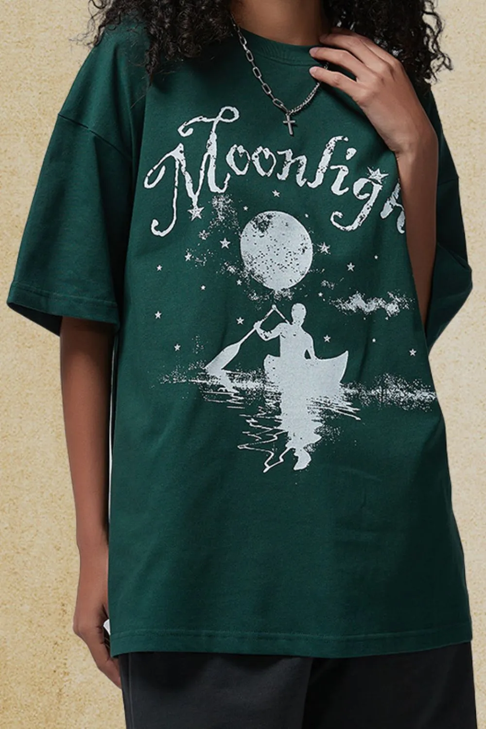 Men's Graphic Round Neck Half Sleeve T-Shirt, image 5