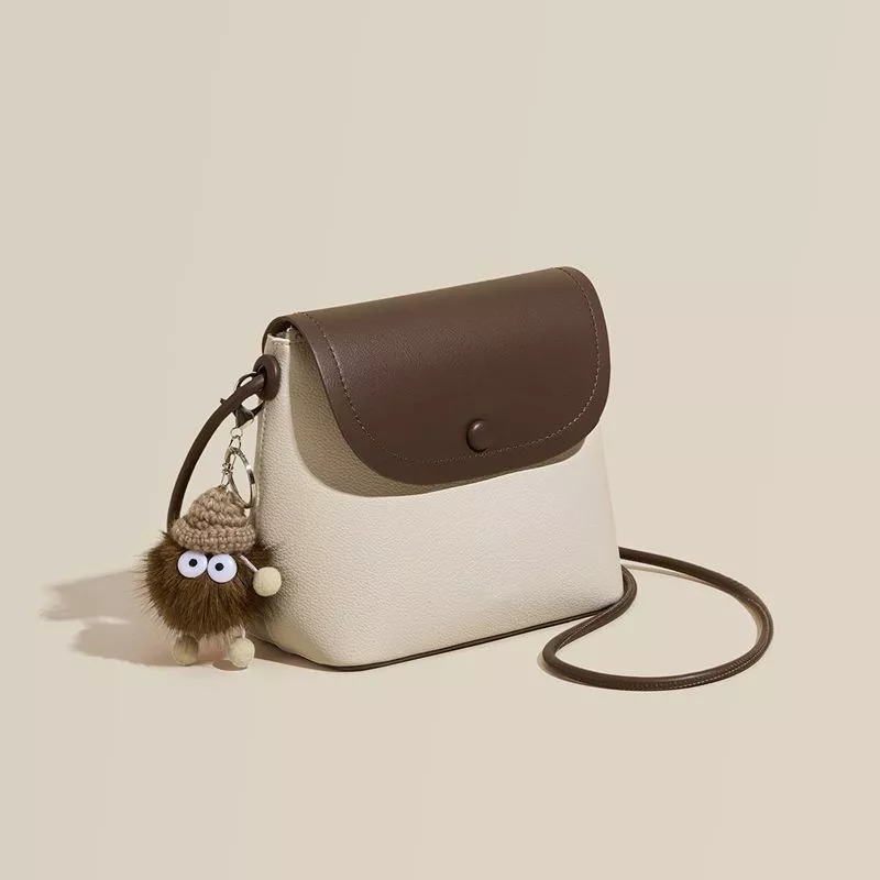 Leather Flap Crossbody Bag, image 5