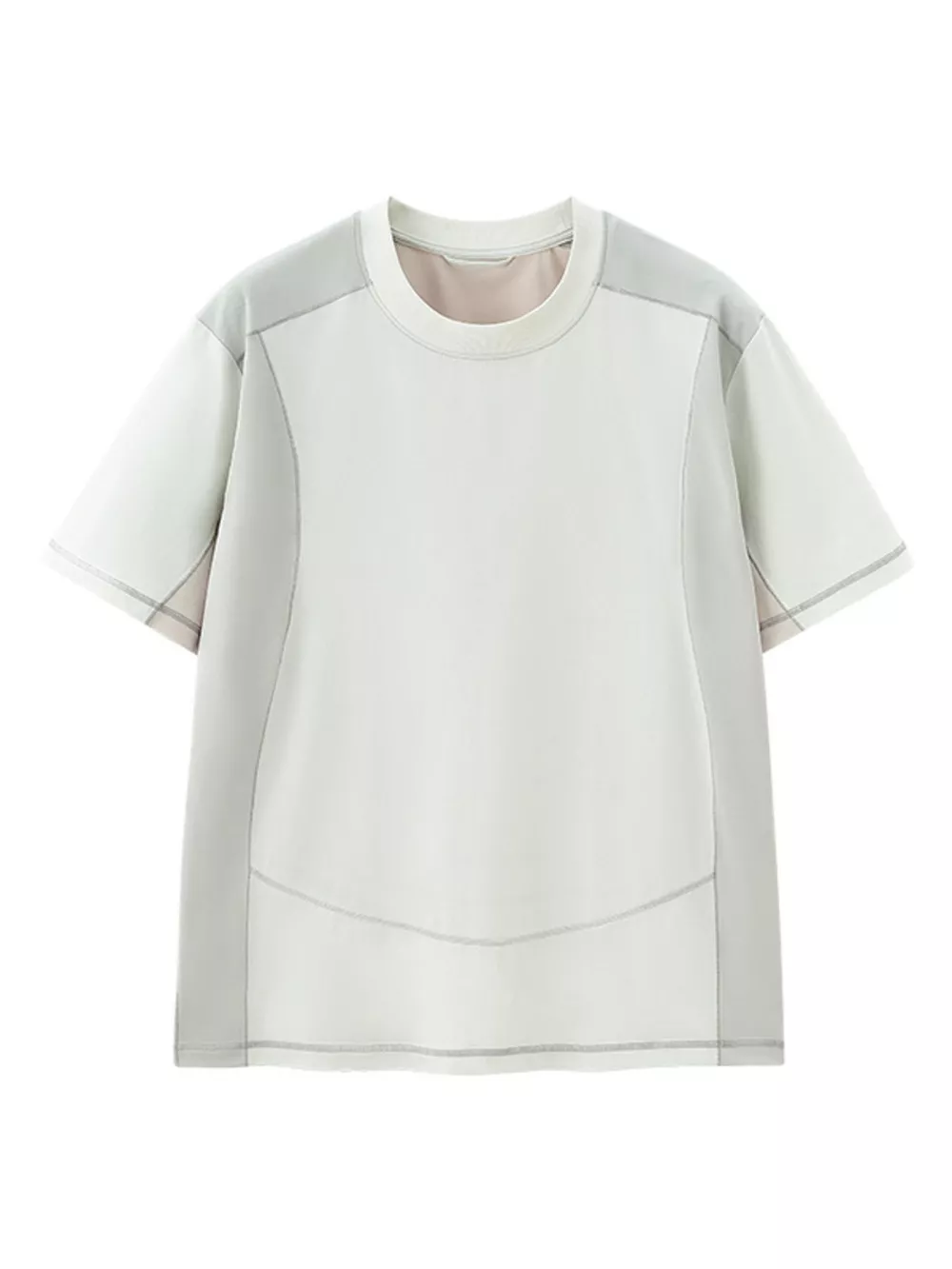 Men's Contrast Stitching Relaxed Fit T-Shirt, image 8