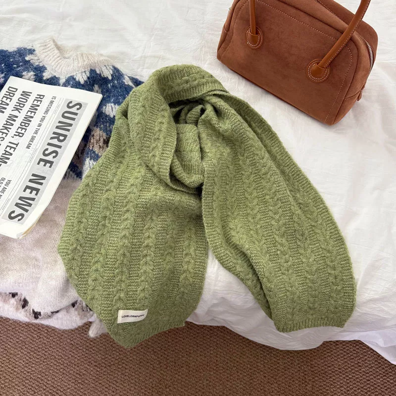 Texture Knit Winter Scarf, image 5