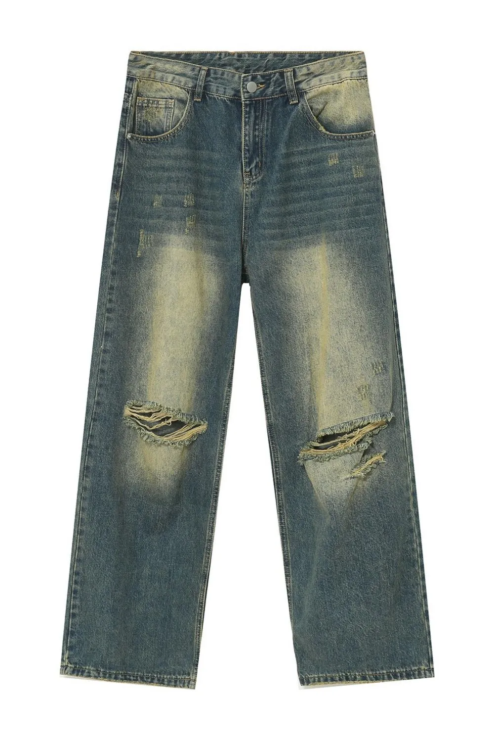 Distressed Wide Leg Jeans, image 6
