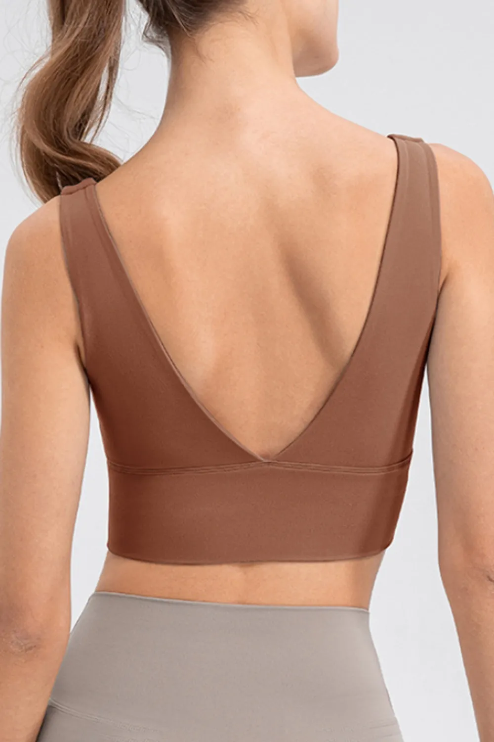 Scoop Neck Wide Strap Active Tank, image 13