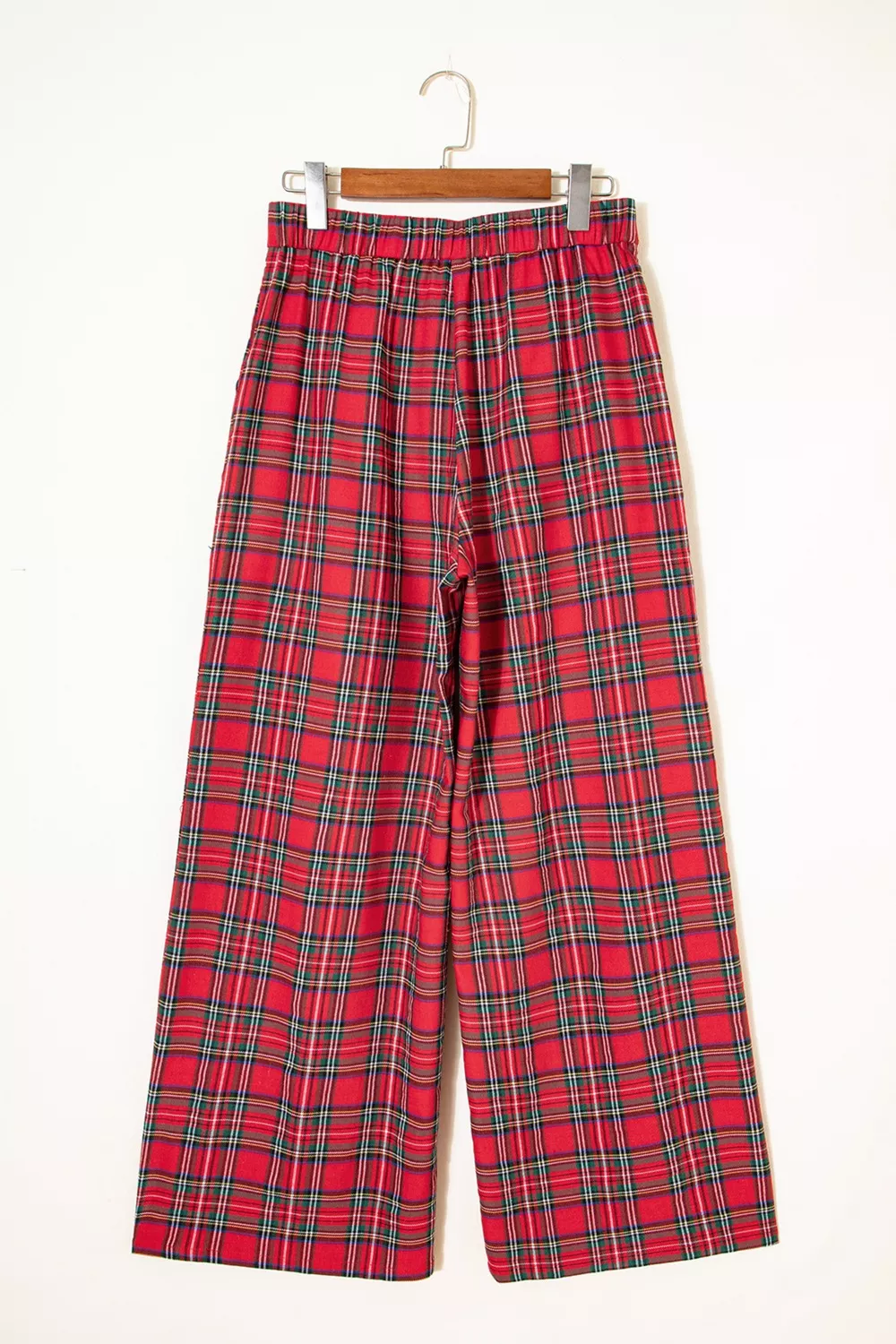 Plaid Wide-Leg Pants, image 4
