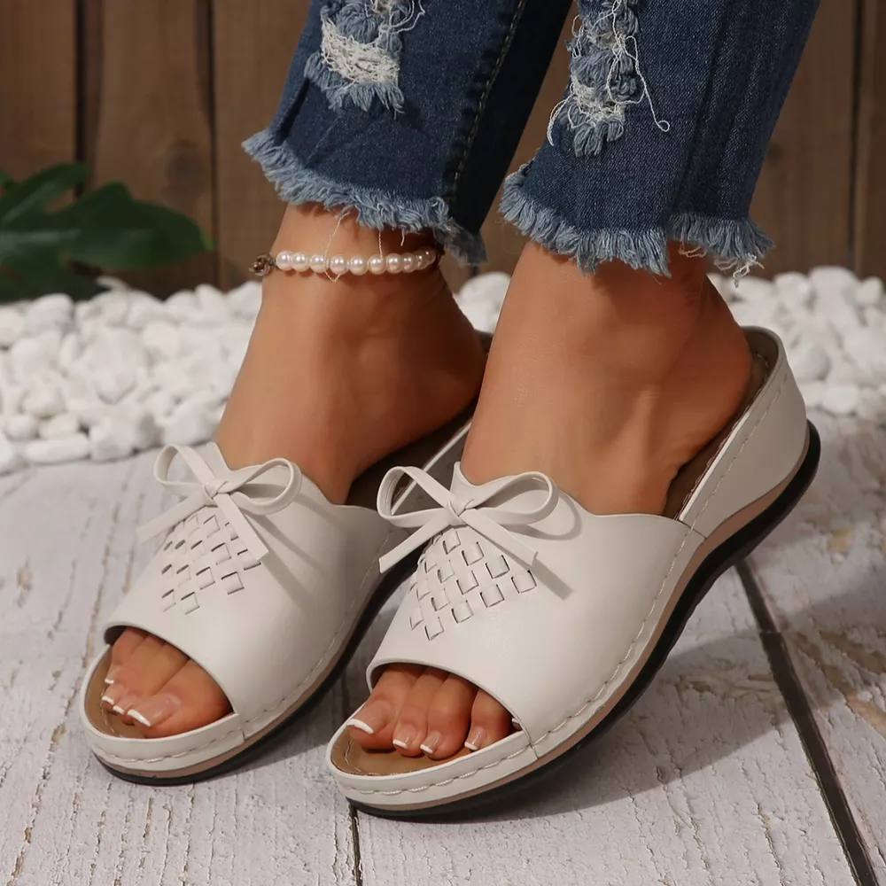 Open Toe Wedge Sandals, image 6