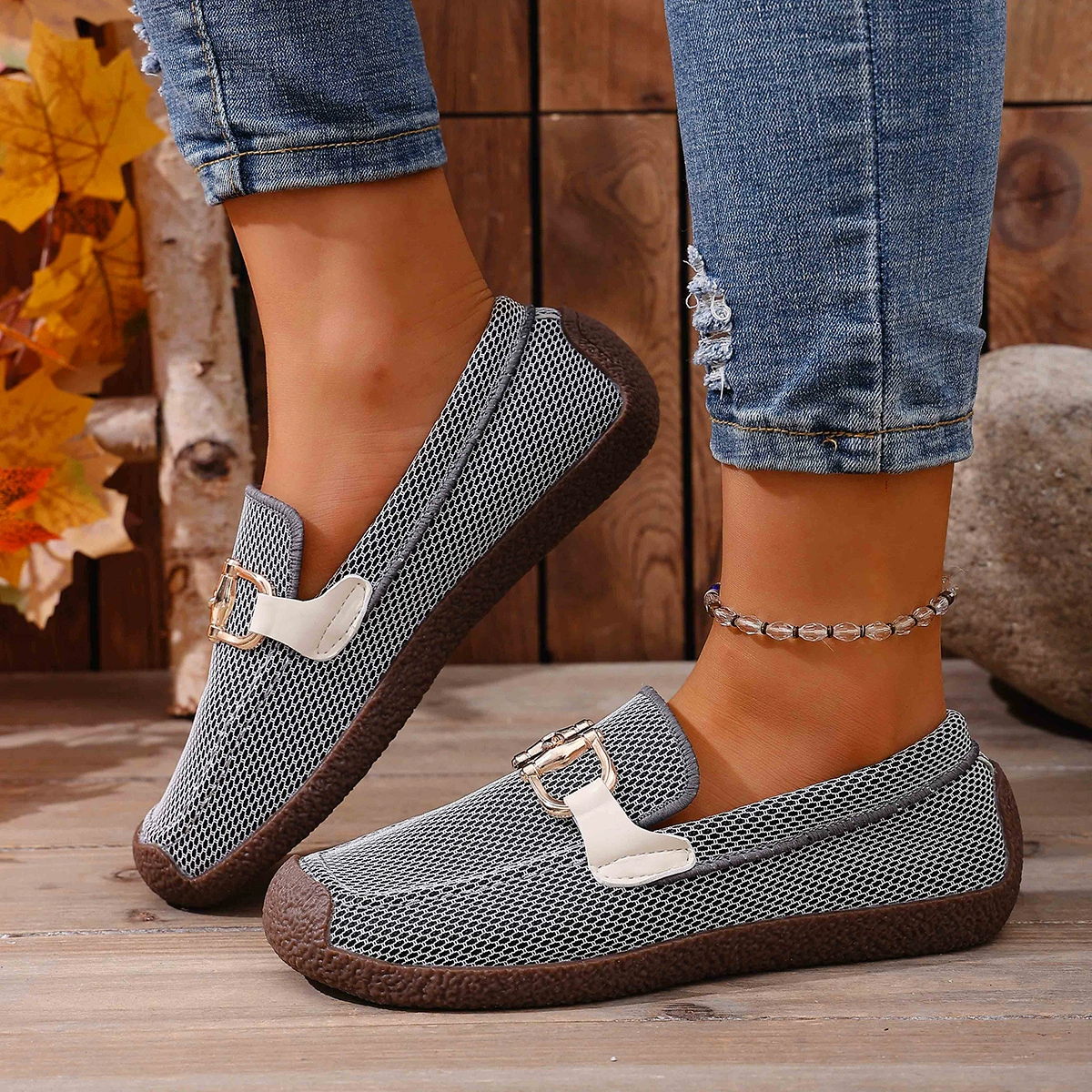 Round Toe Flat Slip-Ons, image 6