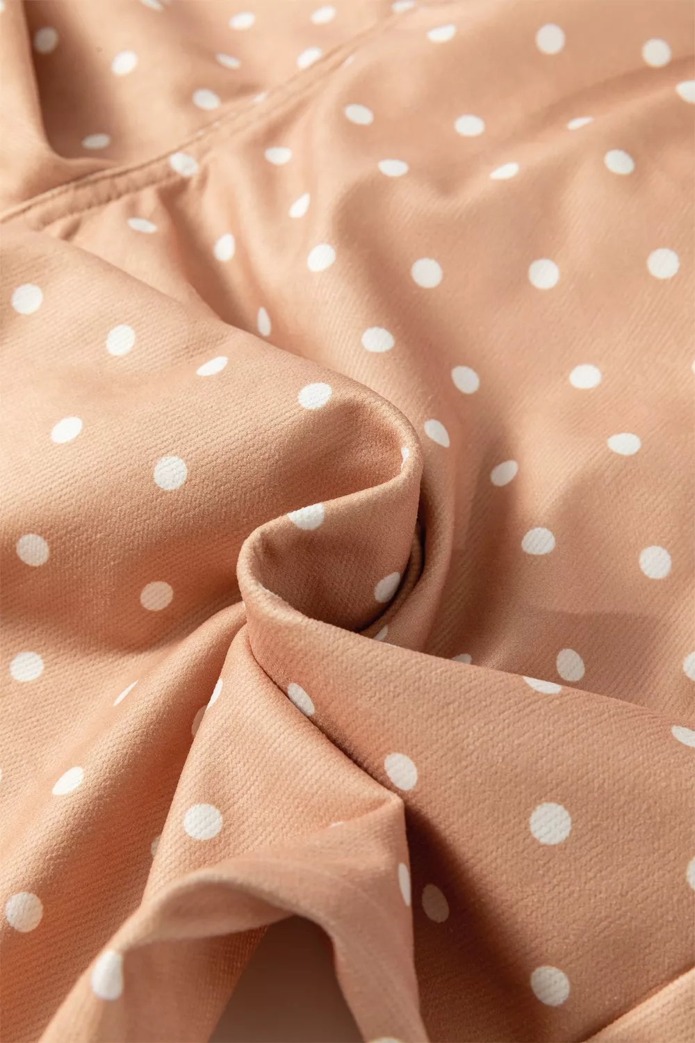 Polka Dot Print Drawstring Wide Leg Pants, image 7