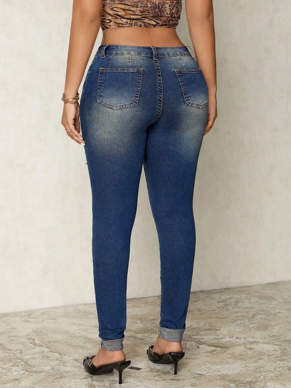 Distressed Skinny Jeans, image 6