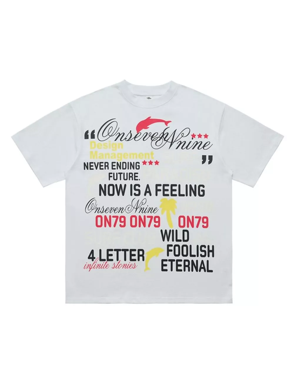 Men's Letter Round Neck Short Sleeve T-Shirt, image 9