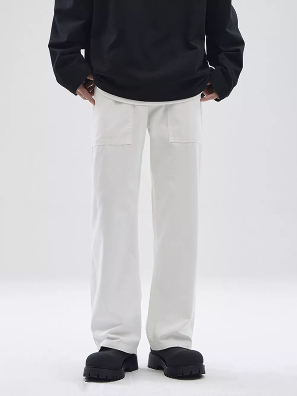 Men's Full Size Relaxed Fit Pants Plus Size