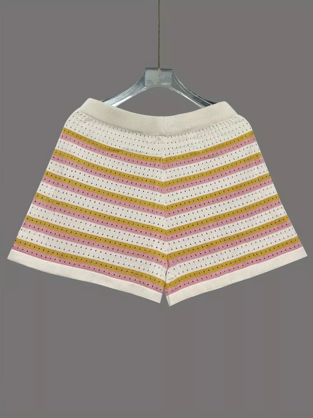 Openwork Button Up Top and Shorts Set, image 3