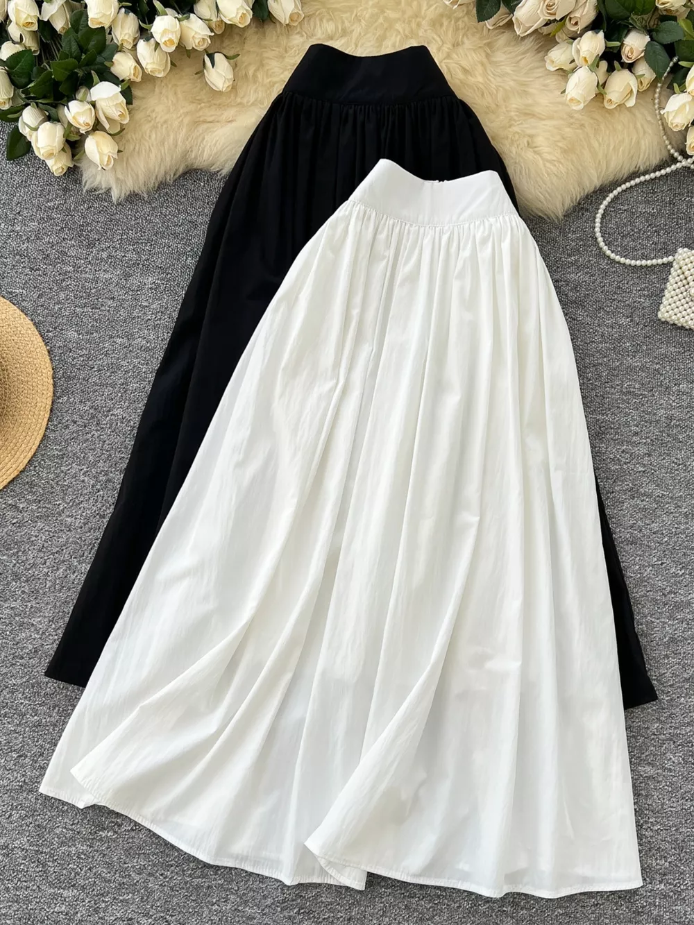 High-Waisted Skirt with Pockets, image 6