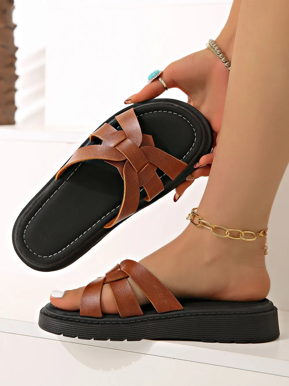 Open Toe Platform Sandals, image 2