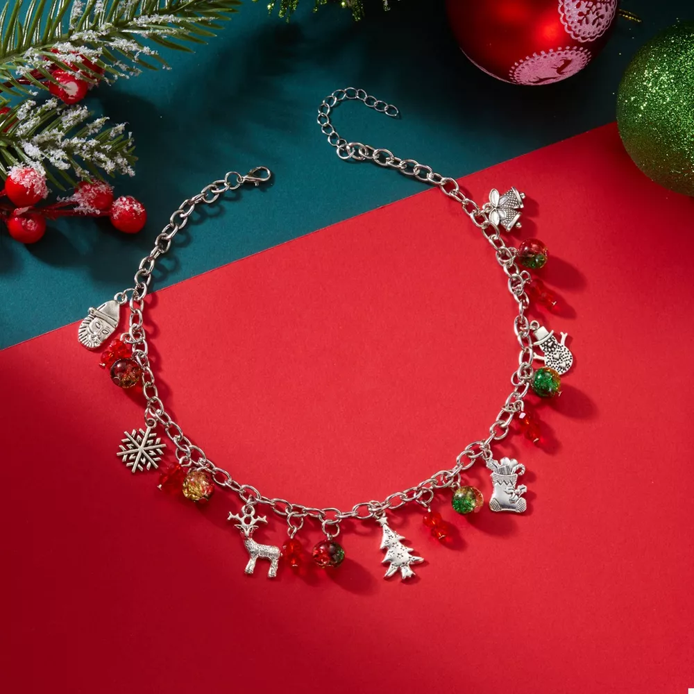 Christmas Themed Charm Necklace, image 10
