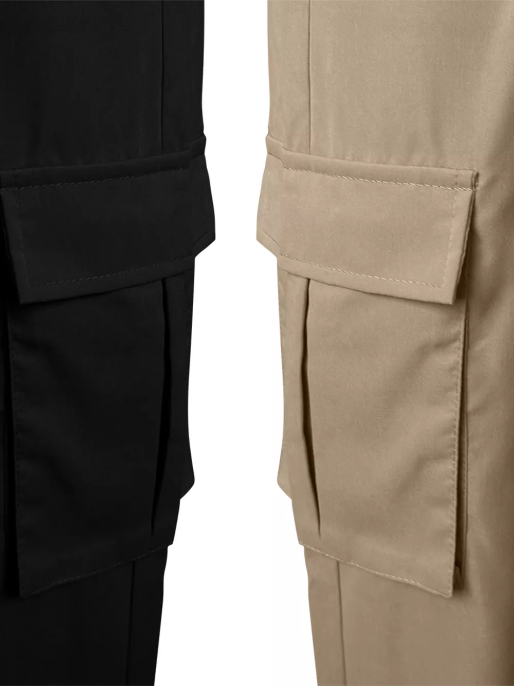 2 Piece Elastic Waist Cargo Pants, image 10