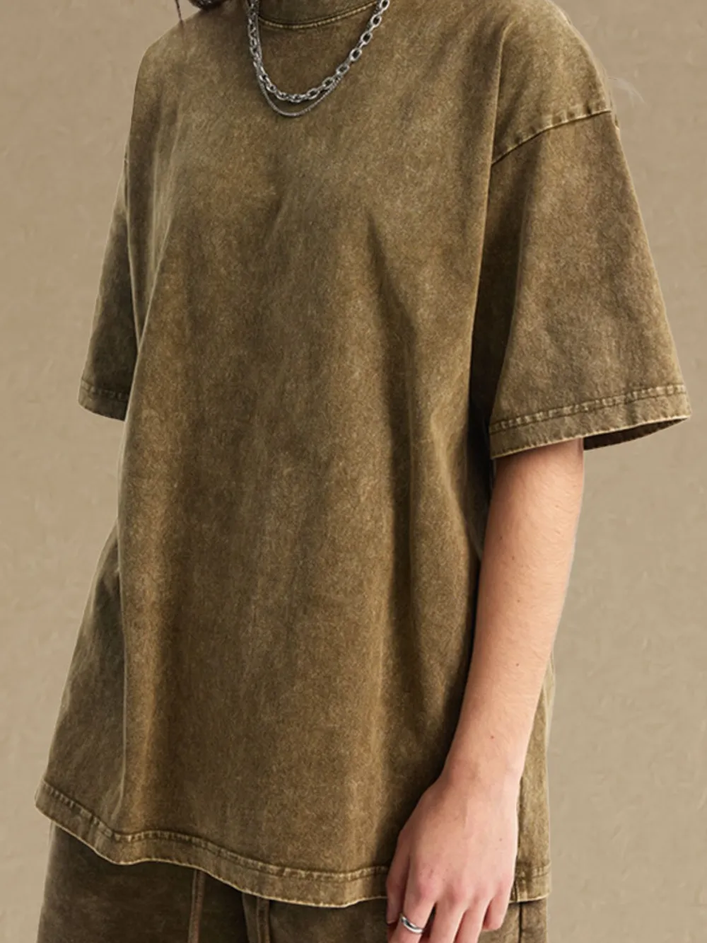 Men's Vintage Washed Oversized T-Shirt, image 9