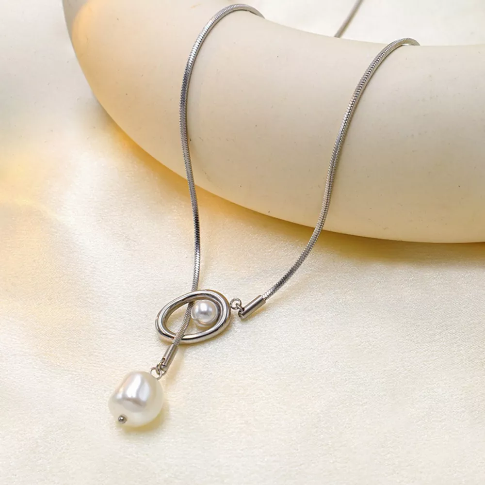 Pearl Pendant Necklace, image 7